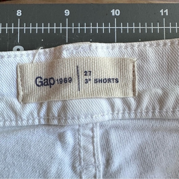Gap white shorts denim size 27 - Picture 8 of 8